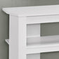 16" White Particleboard Open Shelving TV Stand By Homeroots | TV Stands | Modishstore - 2