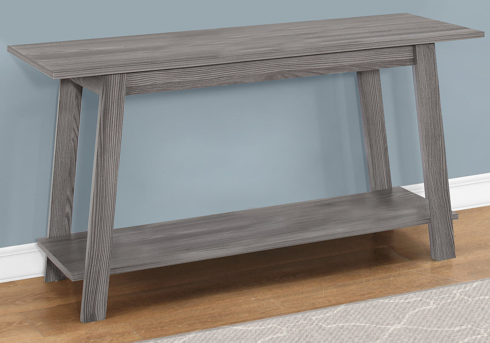 15.75" X 42" X 22.5" Grey Particle Board Laminate TV Stand By Homeroots | TV Stands | Modishstore - 2