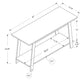 15.75" X 42" X 22.5" Grey Particle Board Laminate TV Stand By Homeroots
