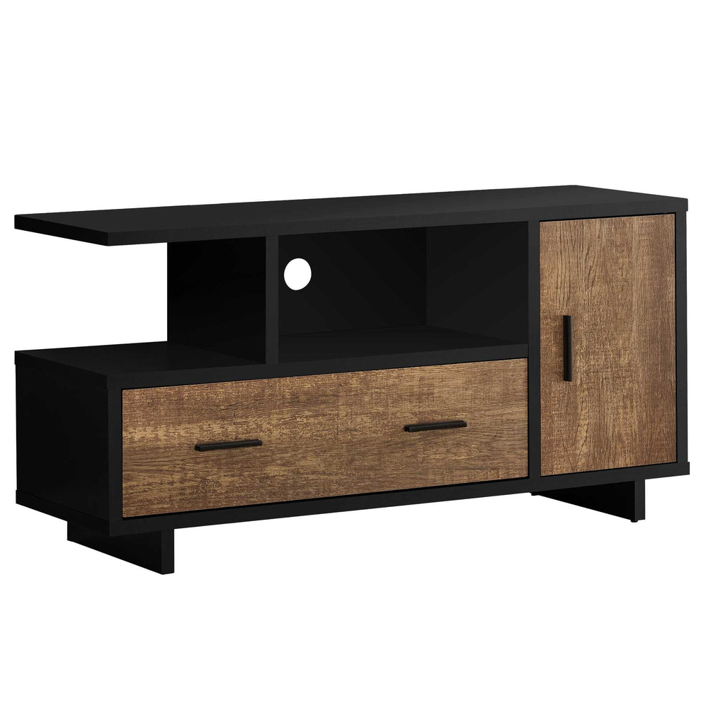 23.75" Particle Board Laminate and MDF TV Stand with Storage By Homeroots | TV Stands | Modishstore - 2