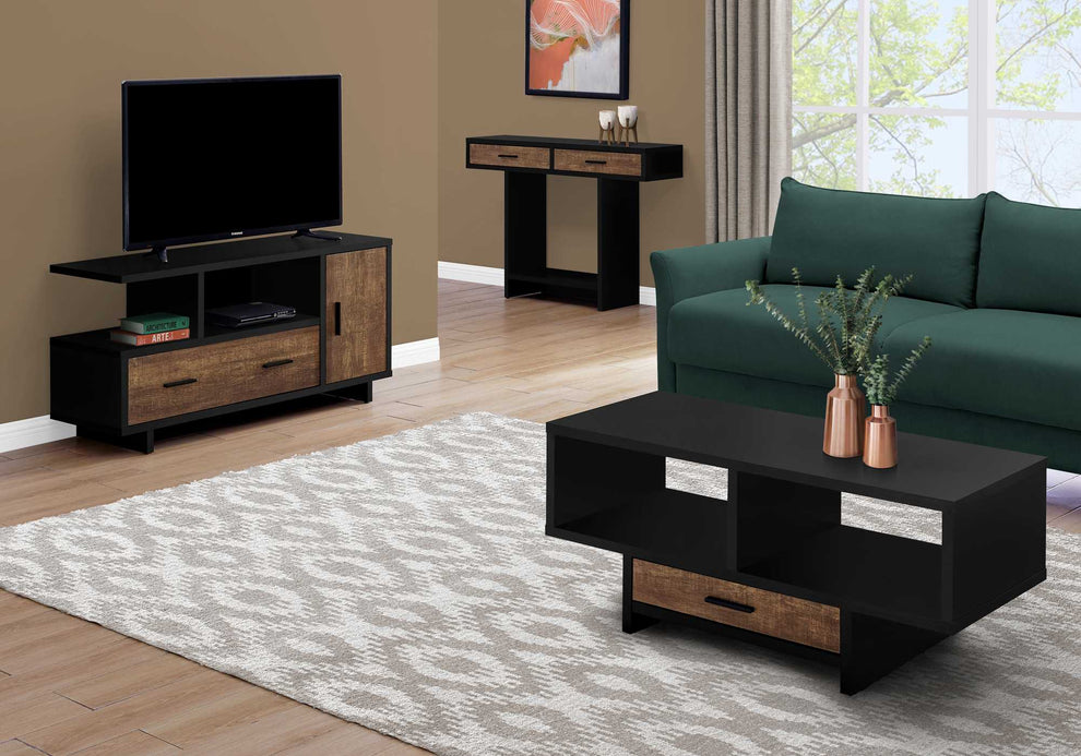 23.75" Particle Board Laminate and MDF TV Stand with Storage By Homeroots | TV Stands | Modishstore - 3