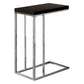 Cappuccino Particle Board Metal Accent Table By Homeroots - 332973 | Accent Tables | Modishstore