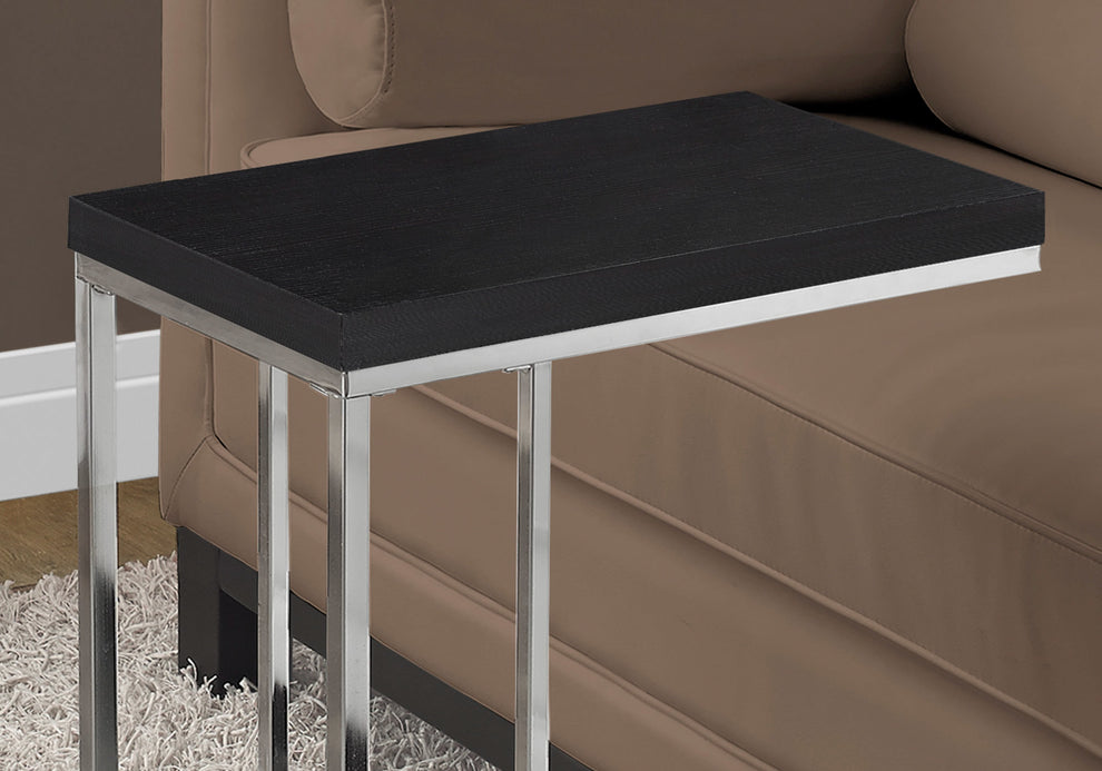 Cappuccino Particle Board Metal Accent Table By Homeroots - 332973 | Accent Tables | Modishstore - 2