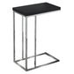 Black Particle Board Metal Accent Table By Homeroots | Accent Tables | Modishstore