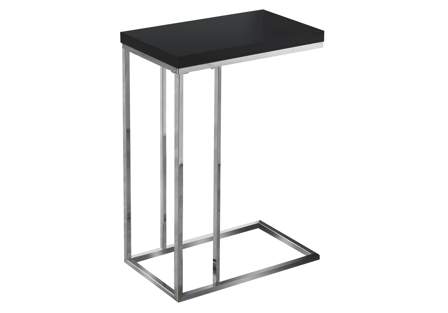 Black Particle Board Metal Accent Table By Homeroots | Accent Tables | Modishstore