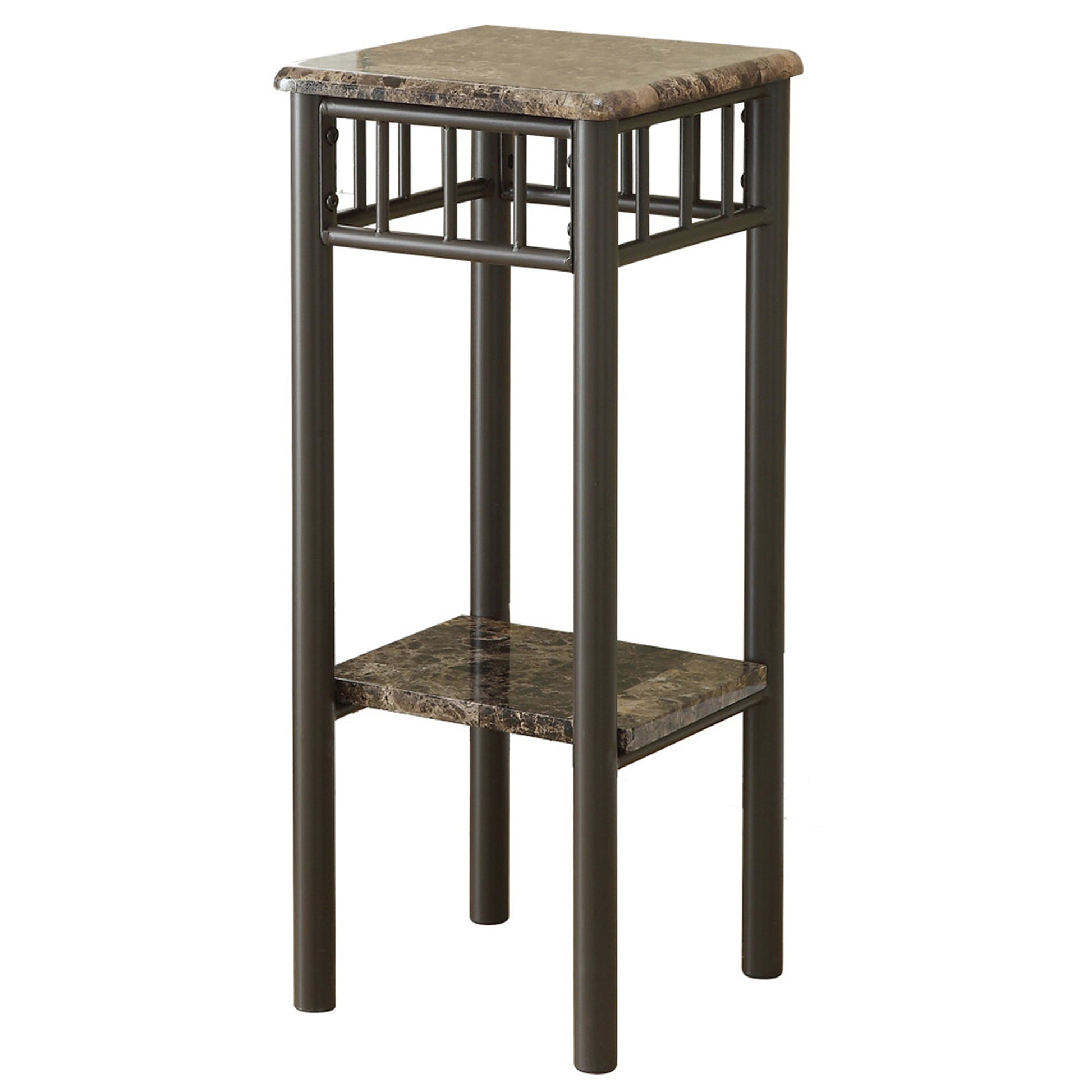 Cappuccino Mdf Metal Accent Table By Homeroots | Accent Tables | Modishstore
