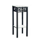 Black Metal Accent Table With Clear Tempered Glass By Homeroots | Accent Tables | Modishstore