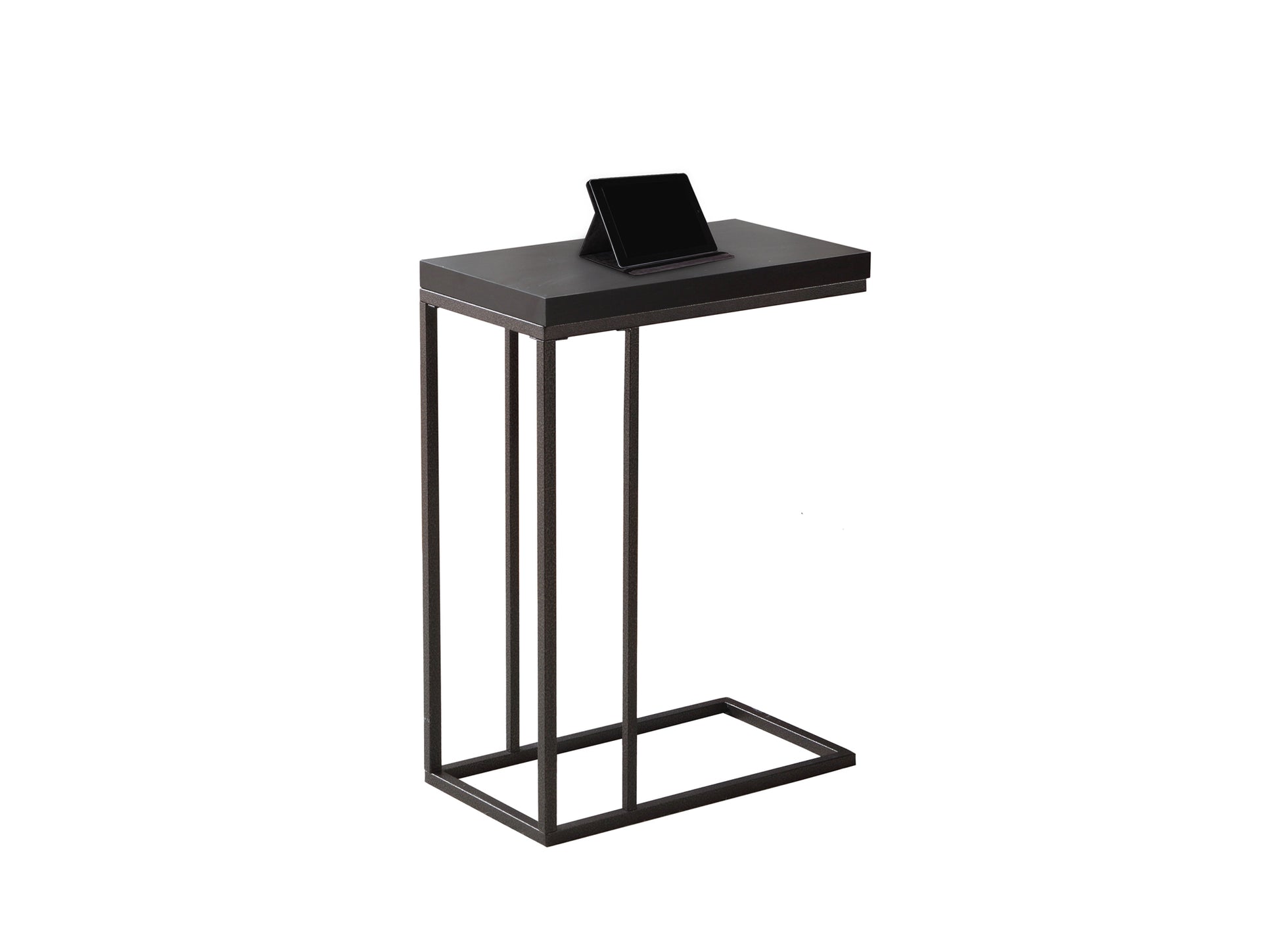 Cappuccino Particle Board Metal Accent Table By Homeroots - 333019 | Accent Tables | Modishstore