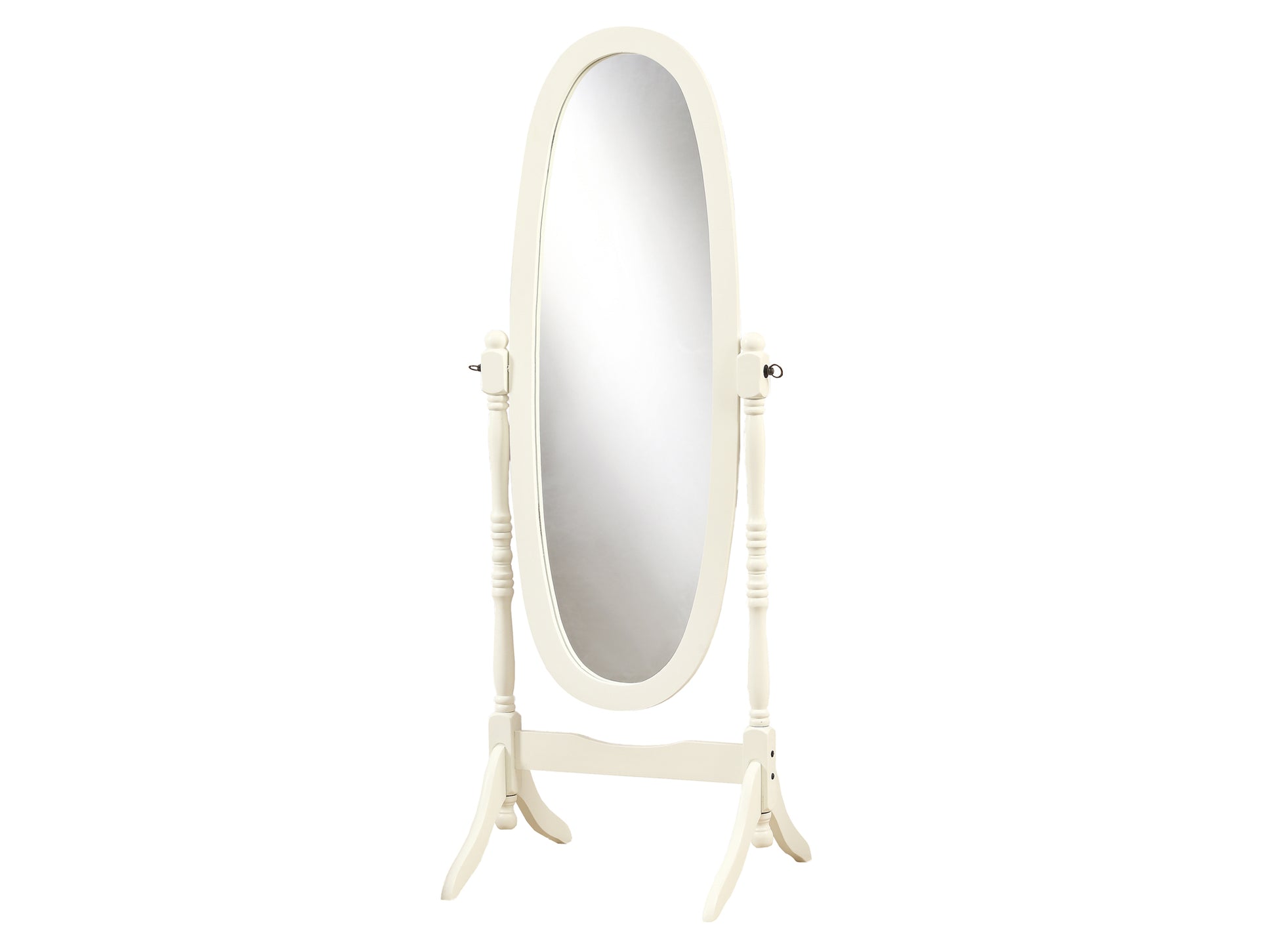 Antique Oval Wood Frame Mirror By Homeroots | Mirrors | Modishstore