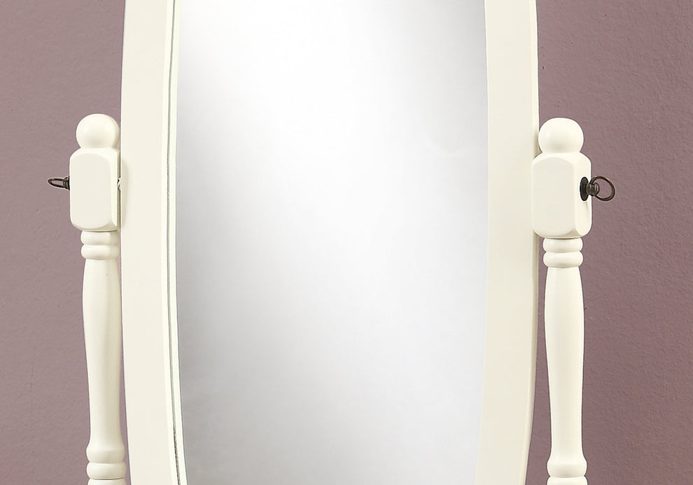 Antique Oval Wood Frame Mirror By Homeroots | Mirrors | Modishstore - 2