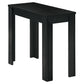 Black Particle Board Laminate Mdf Accent Table By Homeroots | Accent Tables | Modishstore