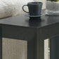 Black Particle Board Laminate Mdf Accent Table By Homeroots | Accent Tables | Modishstore - 2