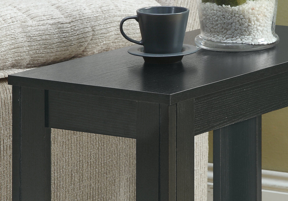Black Particle Board Laminate Mdf Accent Table By Homeroots | Accent Tables | Modishstore - 2