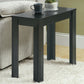 Black Particle Board Laminate Mdf Accent Table By Homeroots | Accent Tables | Modishstore - 5