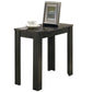 24" Gray And Black Console Table By Homeroots