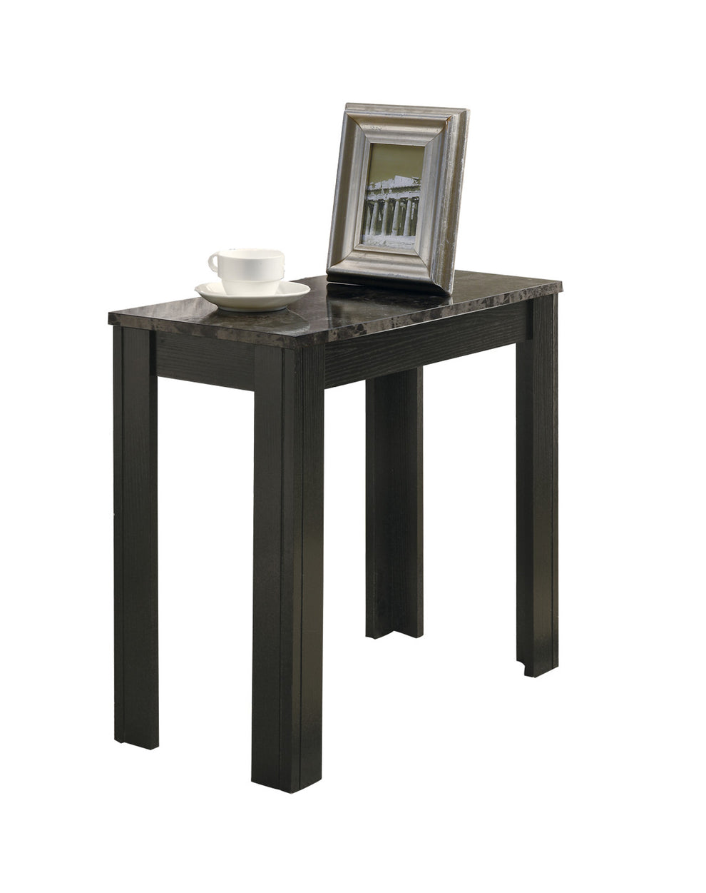 24" Gray And Black Console Table By Homeroots | Console Tables | Modishstore - 2