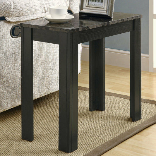 24" Gray And Black Console Table By Homeroots