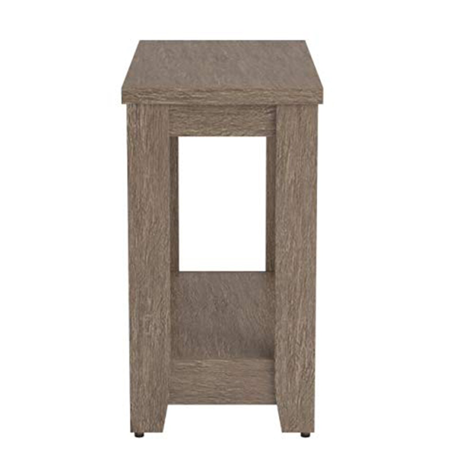 Dark Taupe Particle Board Laminate Accent Table By Homeroots | Accent Tables | Modishstore - 5