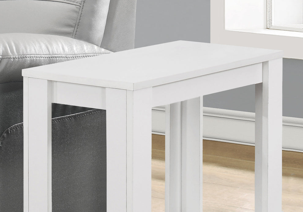 22" White End Table With Shelf By Homeroots | End Tables | Modishstore - 3
