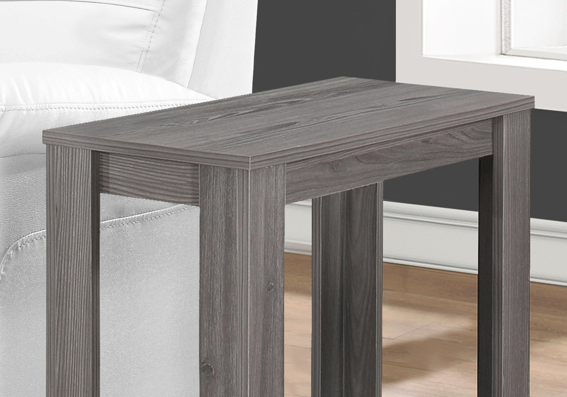 24" Gray Console Table With Storage By Homeroots | Console Tables | Modishstore - 4