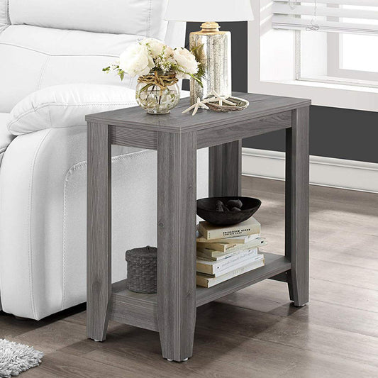 24" Gray Console Table With Storage By Homeroots
