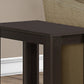 22" Dark Brown End Table With Shelf By Homeroots | End Tables | Modishstore - 3