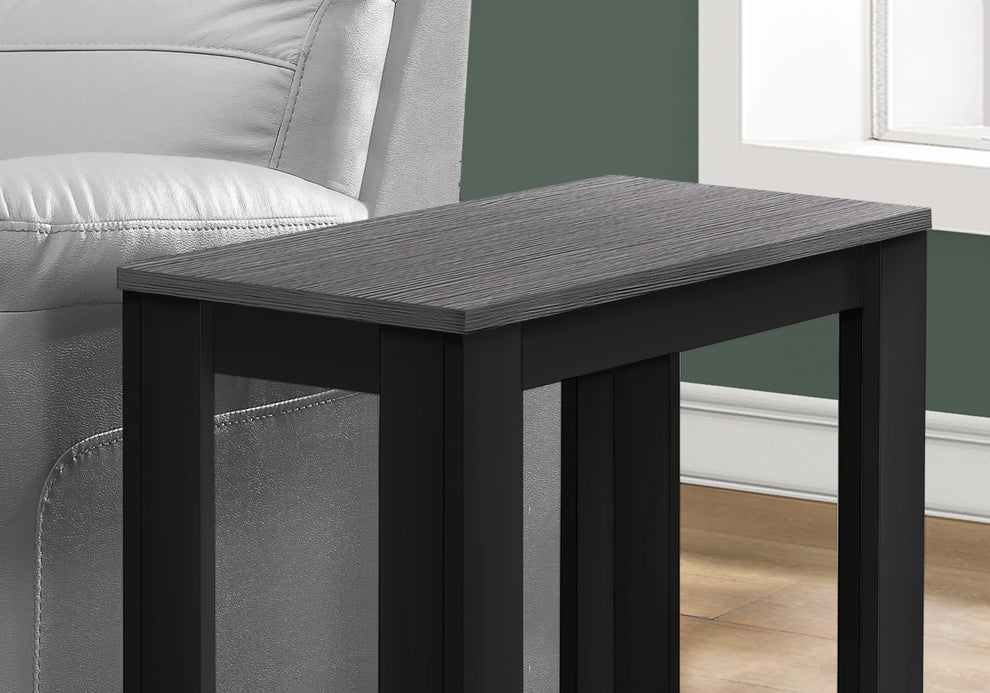 BlackGrey Particle Board Laminate Accent Table By Homeroots | Accent Tables | Modishstore - 2