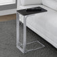 BlackSilver MDF and Metal Accent Table By Homeroots | Accent Tables | Modishstore - 2