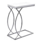 White Mdf Metal Accent Table By Homeroots | Accent Tables | Modishstore
