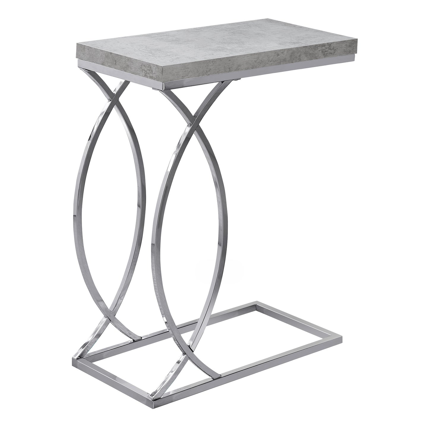 Grey Mdf Laminate Metal Accent Table By Homeroots - 333074 | Accent Tables | Modishstore
