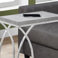 Grey Mdf Laminate Metal Accent Table By Homeroots - 333074 | Accent Tables | Modishstore - 2