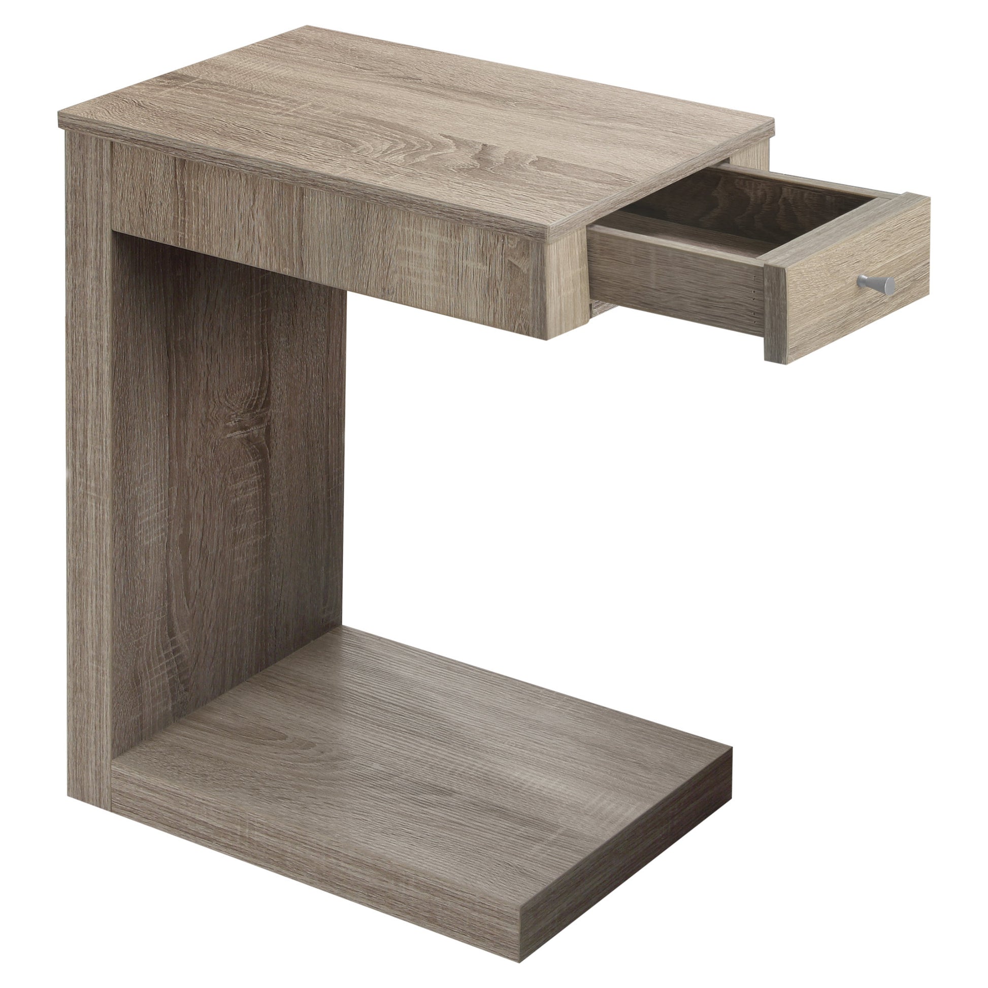 Dark Taupe Finish Hollow Core Accent Table By Homeroots | Accent Tables | Modishstore
