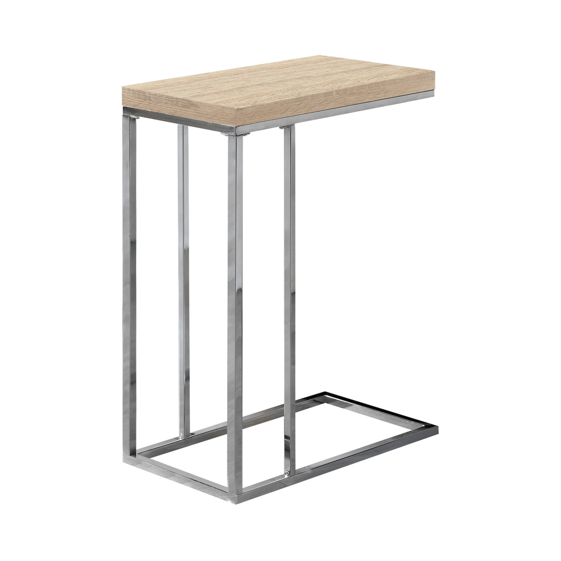 Natural Particle Board Metal Accent Table By Homeroots | Accent Tables | Modishstore