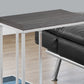 Grey Particle Board Metal Accent Table By Homeroots - 333105 | Accent Tables | Modishstore - 2