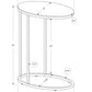 White Particle Board Metal Accent Table By Homeroots - 333122 | Accent Tables | Modishstore - 3
