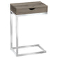 Dark Taupe Finish Metal Accent Table By Homeroots | Accent Tables | Modishstore