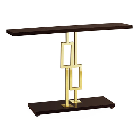 CappuccinoGold Metal Accent Table By Homeroots - 333137 | Accent Tables | Modishstore