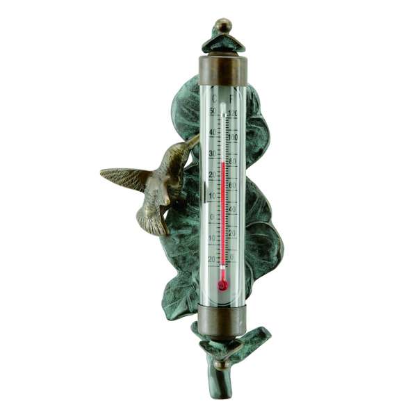 Hummingbird Wall Mounted Thermometer By SPI Home | Wall Decor | Modishstore