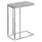 Grey Particle Board Metal Accent Table By Homeroots - 333169 | Accent Tables | Modishstore
