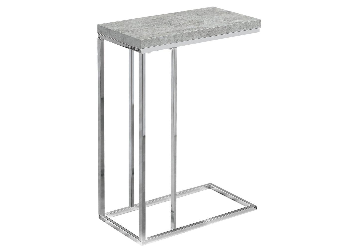 Grey Particle Board Metal Accent Table By Homeroots - 333169 | Accent Tables | Modishstore