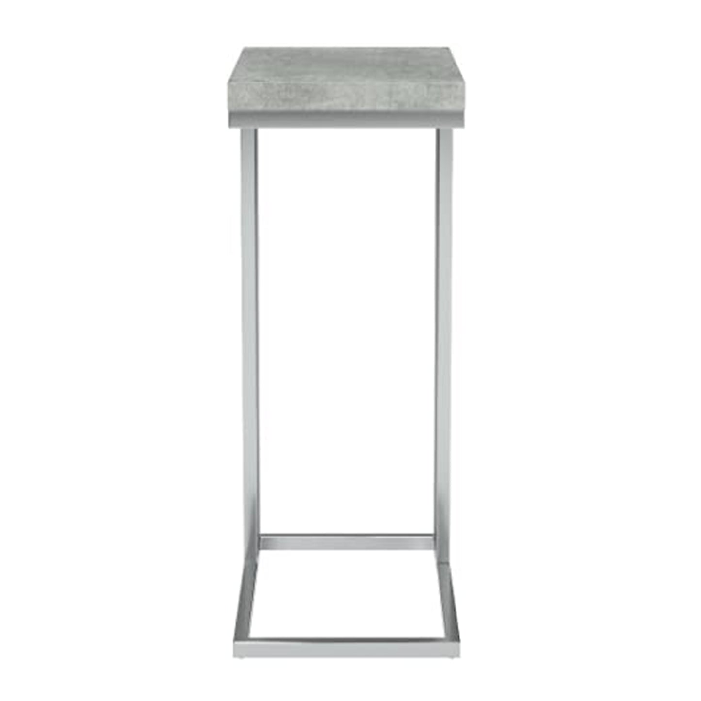 Grey Particle Board Metal Accent Table By Homeroots - 333169 | Accent Tables | Modishstore - 5