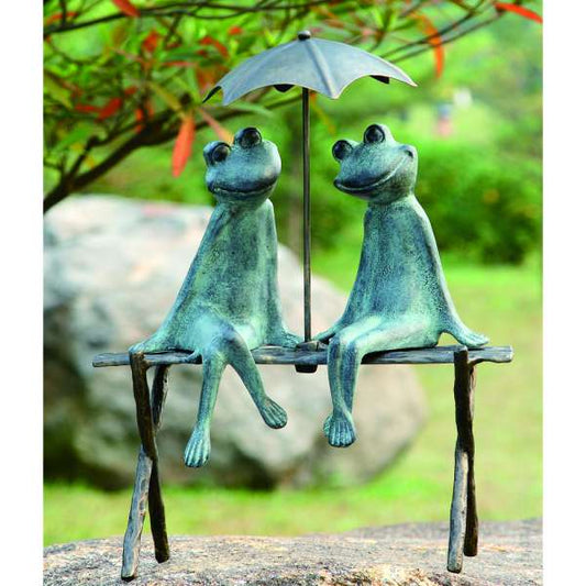 Frog Lovers Garden Sculpture By SPI Home | Garden Sculptures & Statues | Modishstore