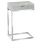 Grey Finish and Laminated Metal Accent Table By Homeroots | Accent Tables | Modishstore