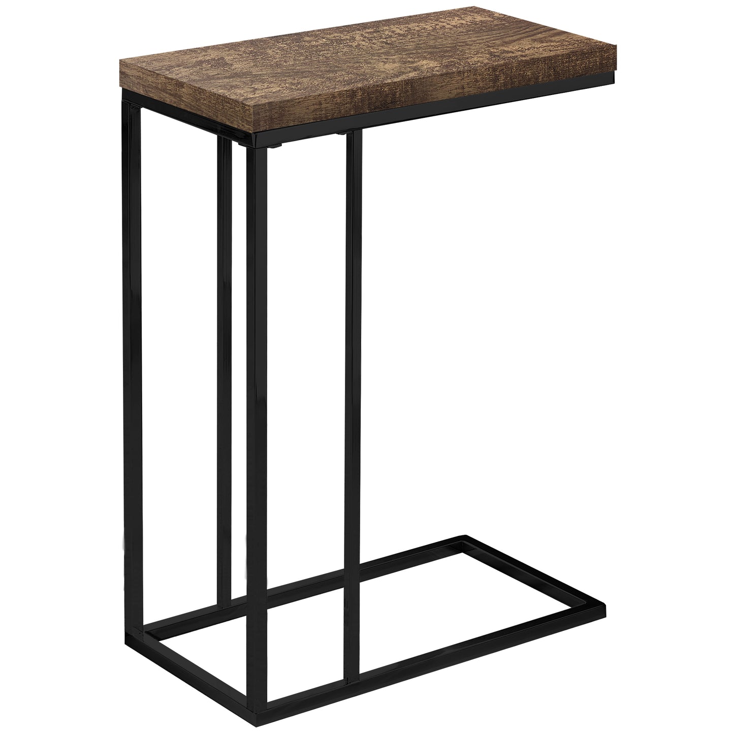 Brown Black Particle Board Metal Accent Table By Homeroots | Accent Tables | Modishstore