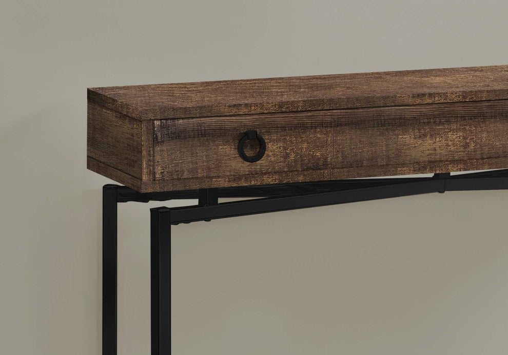 32.5" Particle Board Accent Table with Black Legs By Homeroots | Console Tables | Modishstore - 3