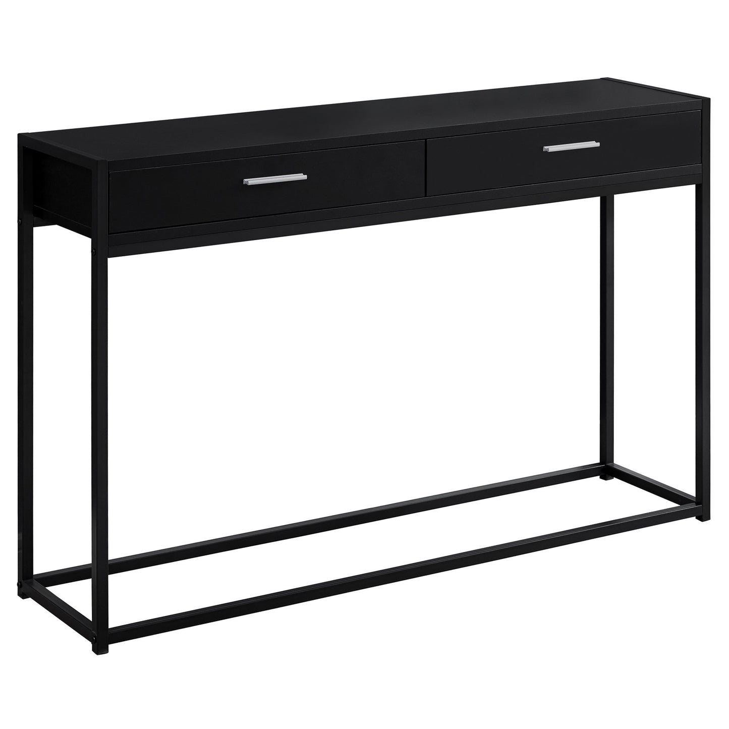 48" Black Frame Console Table By Homeroots | Console Tables | Modishstore