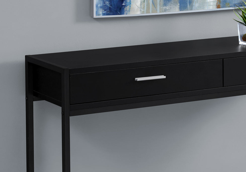 48" Black Frame Console Table By Homeroots | Console Tables | Modishstore - 2