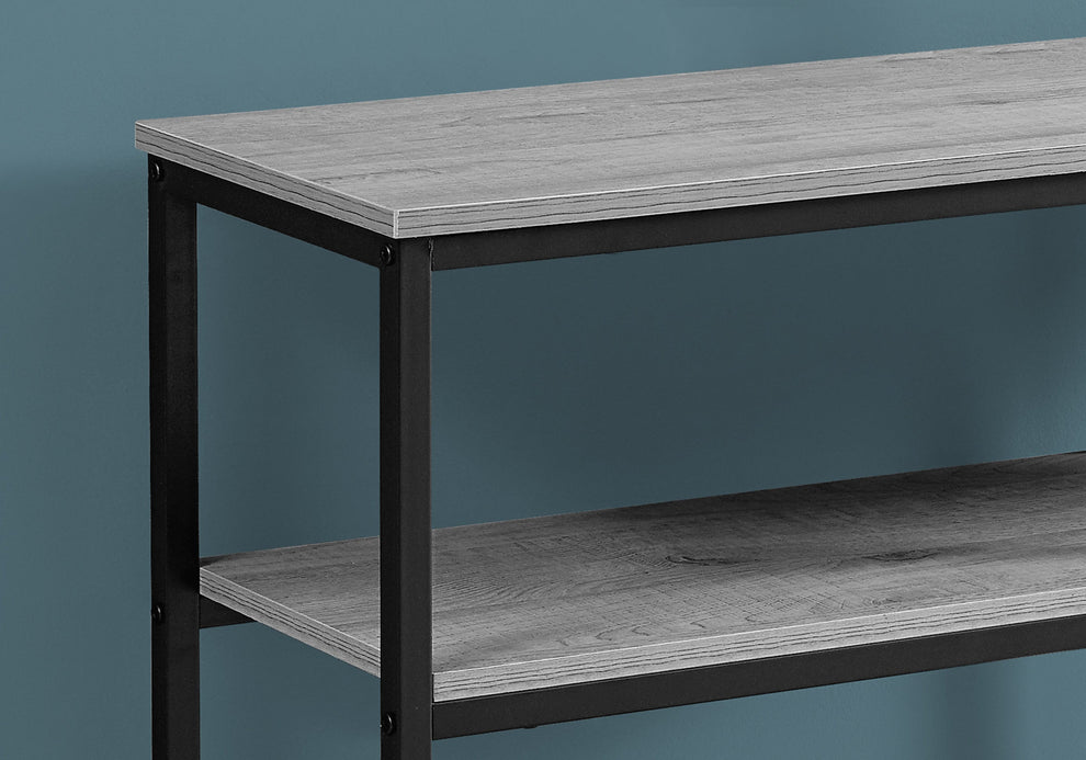 Black Metal Accent Table By Homeroots - 333247 | Console Tables | Modishstore - 2
