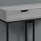 42" Gray And Black Frame Console Table By Homeroots | Console Tables | Modishstore - 3