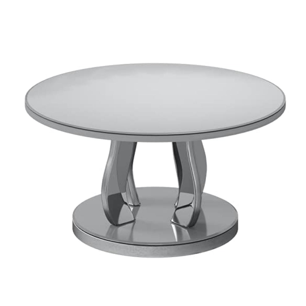 Silver - Coffee Table With A Mirror Top By Homeroots | Coffee Tables | Modishstore - 4